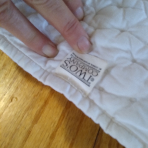 Twos company cotton quilt with hand made details